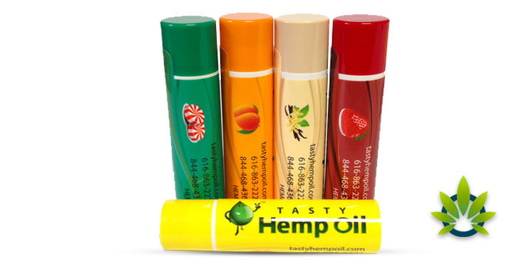 tasty hemp oil lip balm