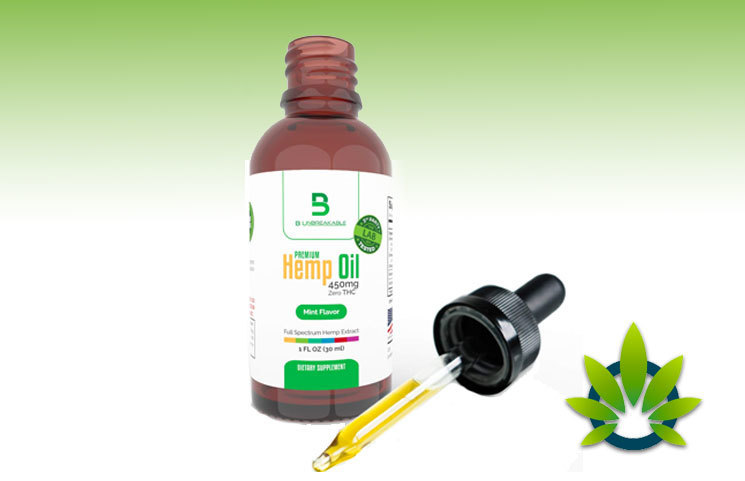 b unbreakable hemp oil