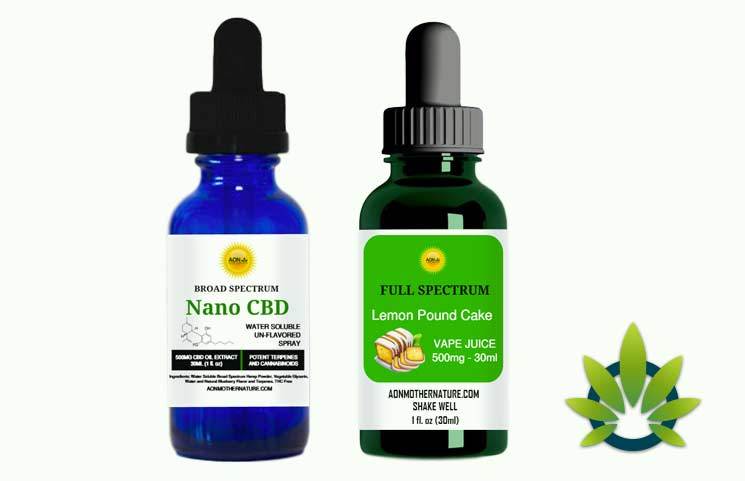 AON Mother Nature: Authentic CBD Oil Drops, Isolate ...