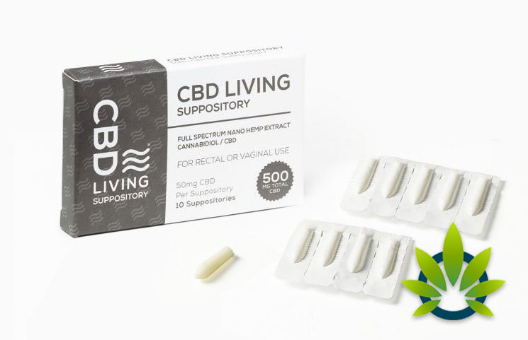 CBD Living Suppositories: Full-Spectrum Nano Hemp Extract for Vaginal Use