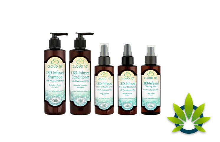New Cloud 10 CBD-Infused Hair Care Line Launches with Organic Hemp and PhytoKeratin Plus