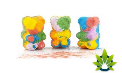 Sunday Scaries Shares New CBD-Infused Bath Bombs, The Tub Cub, as Rainbow-Swirled Gummy Bear