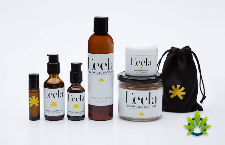 Leela-CBD-infused-body-care-products