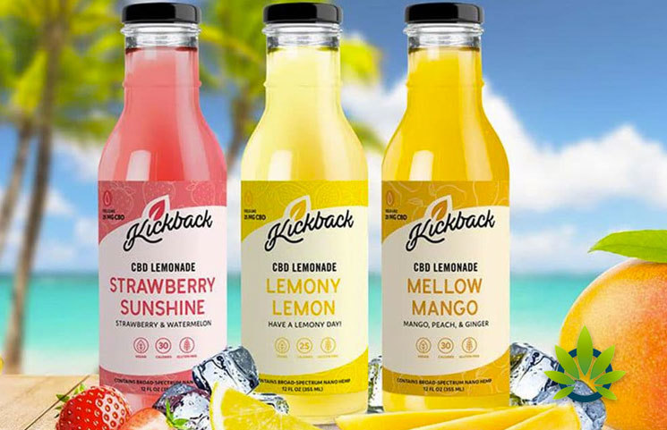 Kickback Officially Releases 3 Low-Sugar Hemp CBD Lemonade Flavors