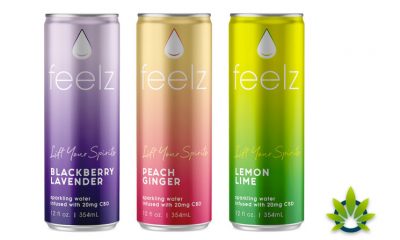 New Feelz CBD-Infused Sparkling Water Drink Seltzer to Debut in November