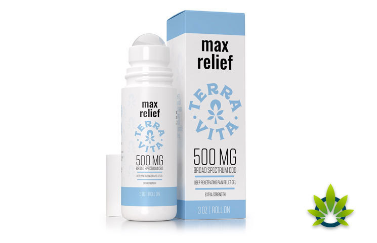 New TerraVita CBD-Infused Max Relief Pain Balm Roll-On with Menthol Launches
