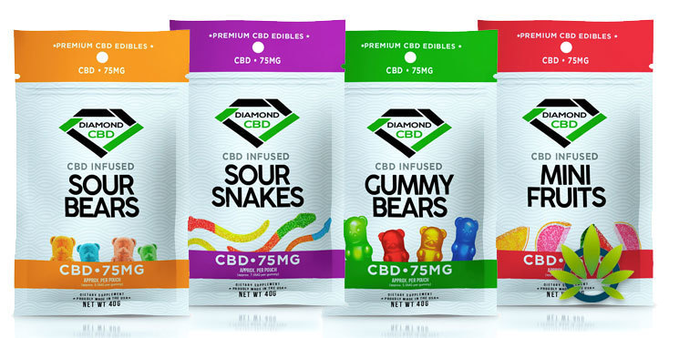 diamond cbd edibles gummies