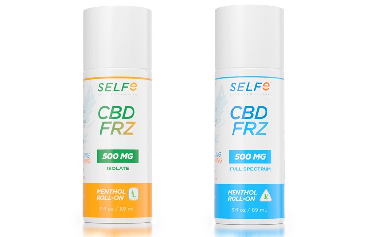 New SELFe Roll-on CBD FRZ Full-Spectrum and Isolate Products Launch