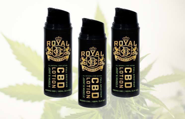 New Royal CBD Apothecary Full Spectrum CBD Joint and Muscle Lotion Launches