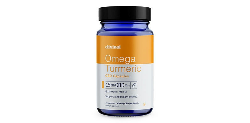 Elixinol Debuts New Omega Turmeric CBD Capsules with Algae-Derived DHA