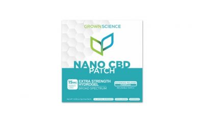 Grown Science Nano CBD Patch: Broad Spectrum Extra Strength Hydrogel