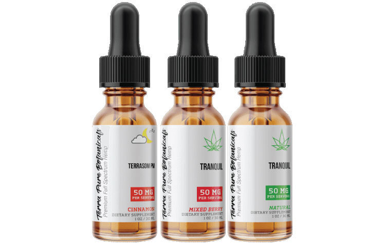 TerraPure Botanicals CBD Oil: Premium Full Spectrum Hemp Tinctures