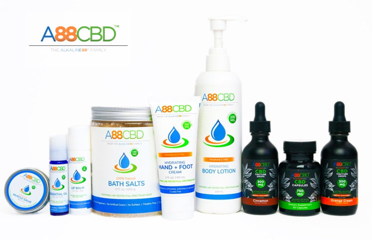 The Alkaline Water Company Shares New CBD Drinks, Gummies and Tinctures