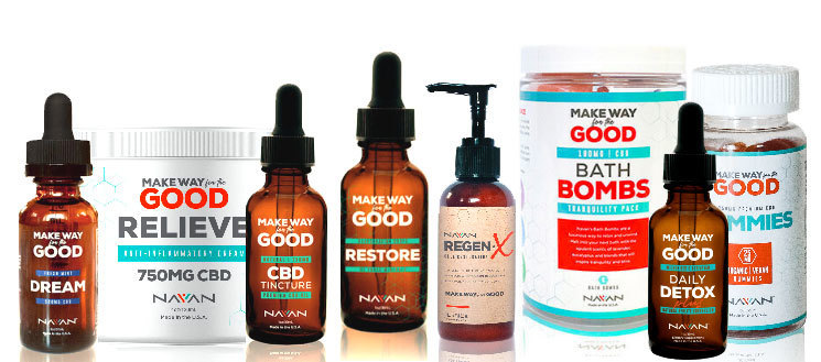 Navan Global CBD Tincture, Relieve Cream and Renew Lotion Products Launch