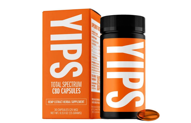 YIPS CBD: Total Spectrum CBD Softgels with Lossless Activation Chamber Y (LACY) Launch