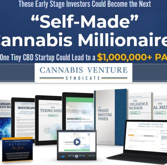 Cannabis Venture Syndicate: Michael A. Robinson's Next $52 Billion Startup Stock