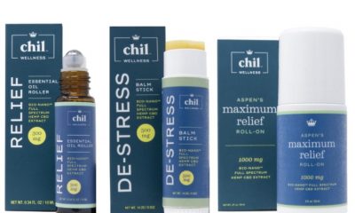 Chil Wellness' New CBD Products Include Roll-On Essential Oils, Good Night and De-Stress