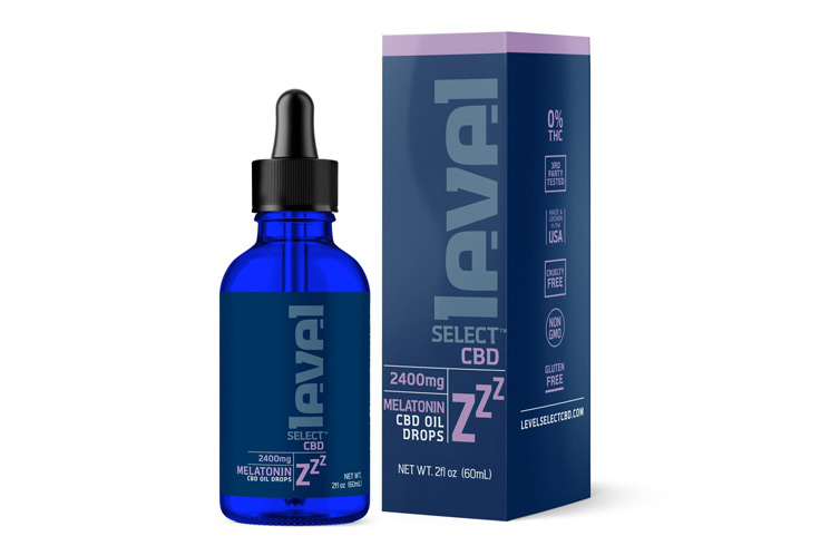 New LEVEL SELECT Zzz CBD Oil Drops from Kadenwood are Infused with Melatonin