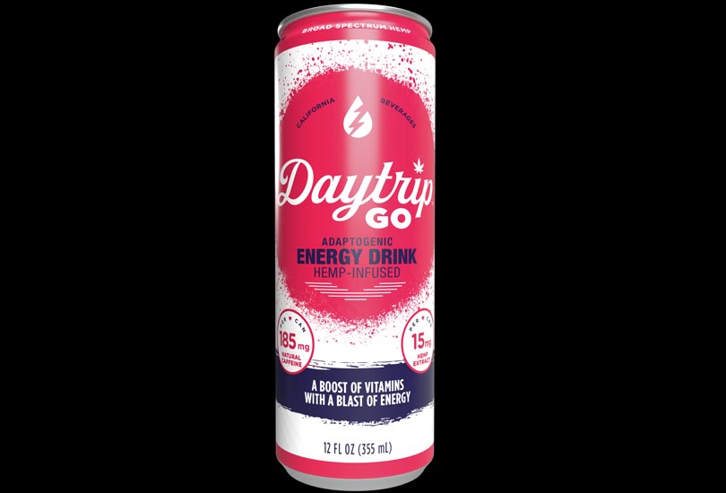 DayTrip Go Hemp-Infused CBD Energy Drink: Adaptogenic Vitamins Beverage