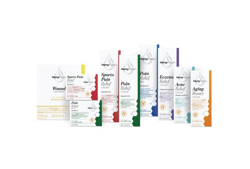 HempFusion Launches Topical CBD Pain Relief Creams and Balms