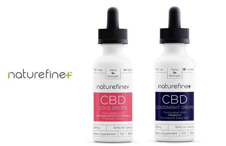 NatureFine+ Updates Retail Look for CBD Relief Drops, Goodnight Drops and Roll-On Products