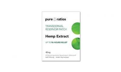 Pure Ratios Topical Hemp Patch: 96-Hour Transdermal Pain Relief Therapy