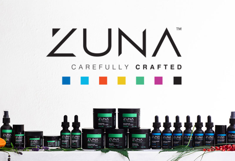 ZUNA Brands Launches Relief Topical and Edible, Personal Care Products