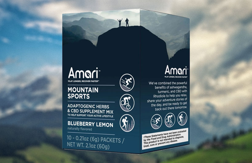 Amari Debuts Recovery, a Water-Soluble CBD Adaptogen Drink