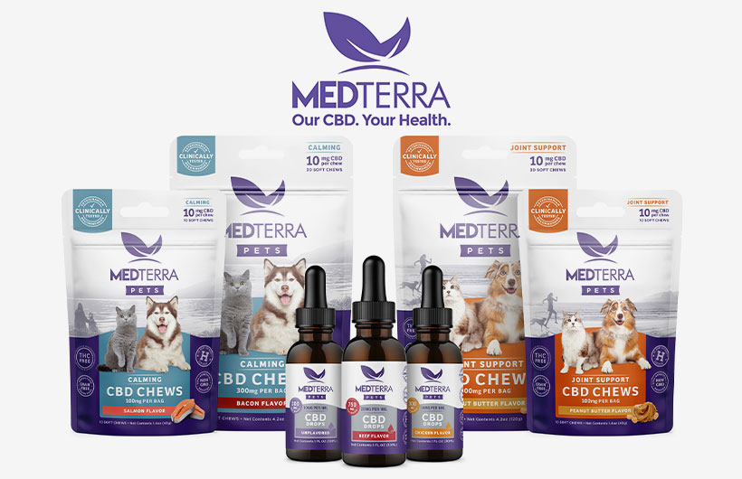Medterra CBD Adds New CBD Chews, Tinctures for Cats and Dogs