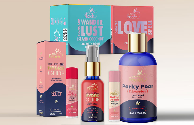 New Privy Peach CBD Sexual Health and Wellness Products Launch