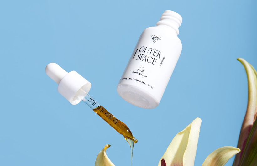 TONIC Outer Space Renewal Oil is a New Plant-Based CBD Skincare Formula